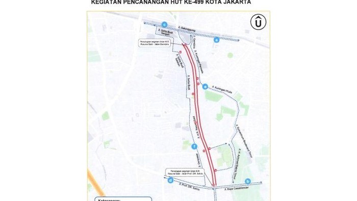 Kawasan Rasuna Said Kembali Gelar Hari Bebas Kendaraan Mulai Akhir Pekan Ini