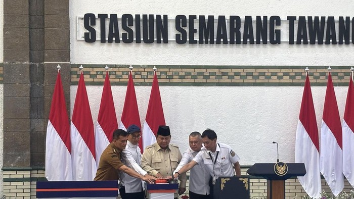 Prabowo Resmikan Pemugaran Cagar Budaya Stasiun Semarang Tawang, Warisan Sejarah Kini Tampil Lebih Terawat